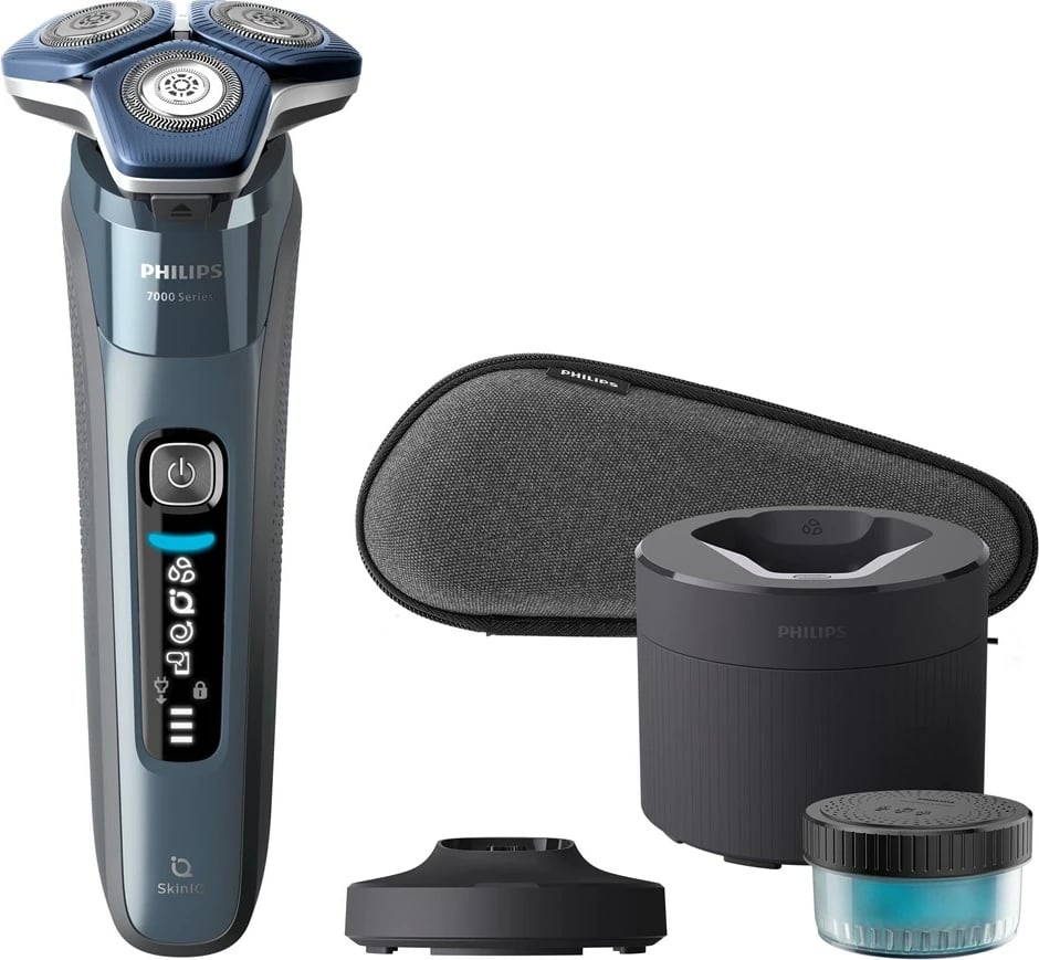 Makinë rroje Philips SHAVER Series 7000 S7882/55, me stacion pastrimi, Blu Makinë rroje Philips SHAVER Series 7000 S7882/55, me stacion pastrimi, Blu