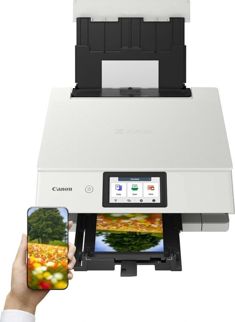 Printer Canon PIXMA TS8751, multifunksional, inkjet, Wi-Fi, bardhë