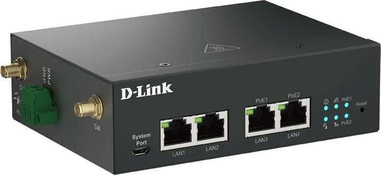 Modem LTE/5G D-Link DWM-314-GP, 2xSIM, 4xLAN, PoE, i zi