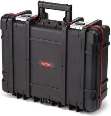 Kasë veglash Keter 237003, polipropilen, e zezë/kuqe