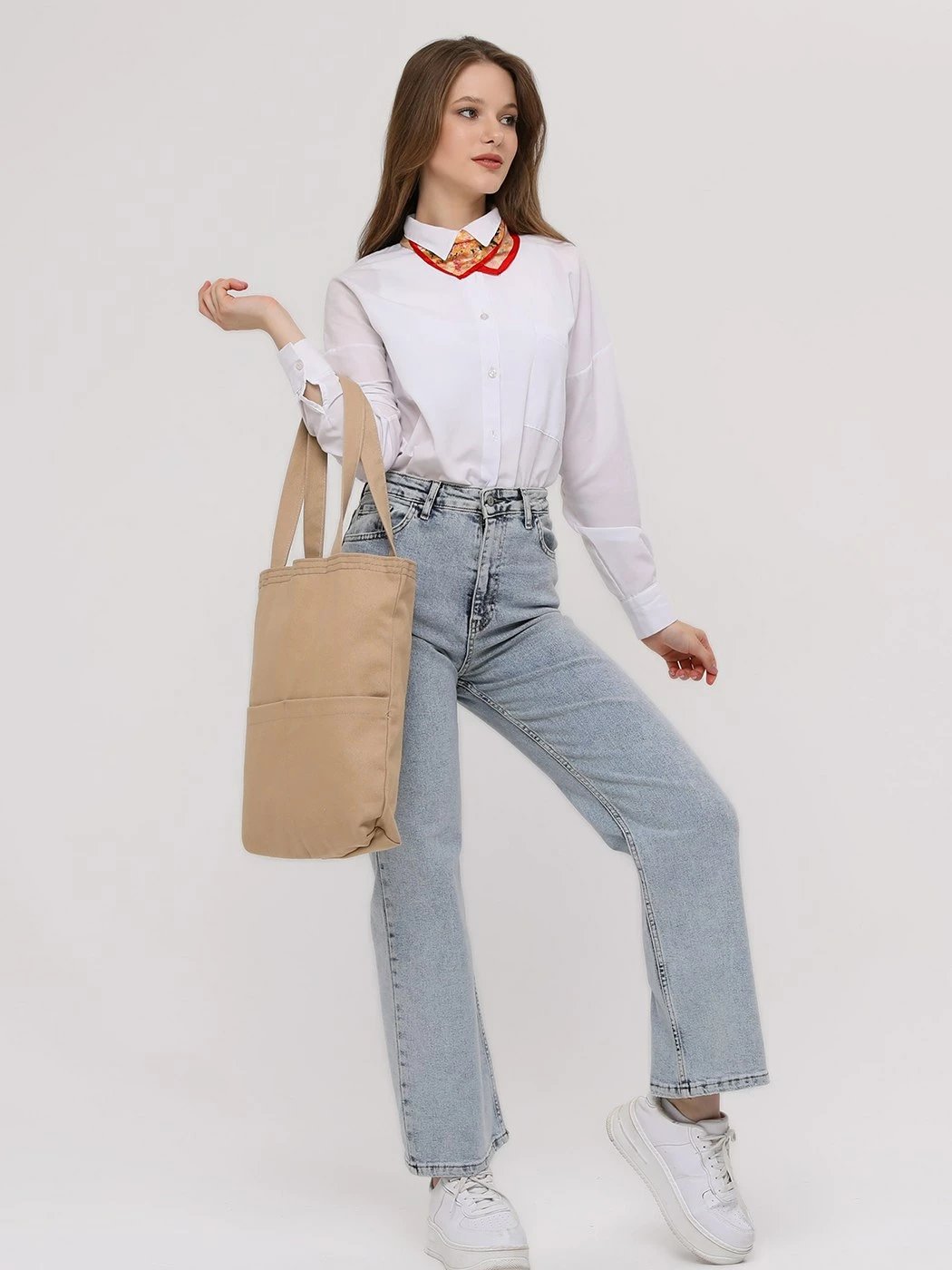 Çantë tote Zoozie Bags, 2072, bezhë