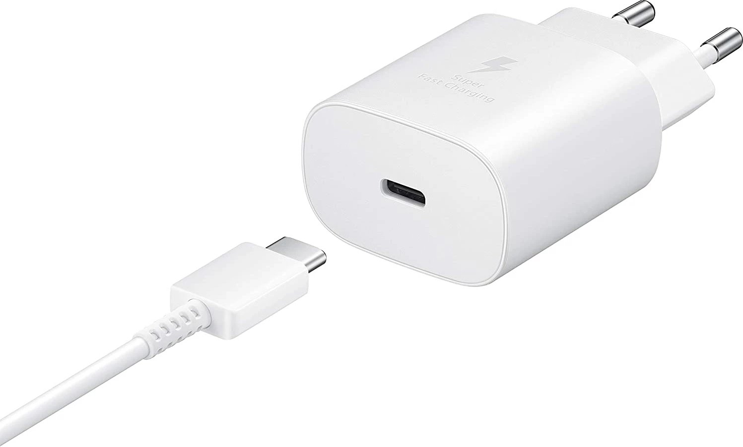 Karikues Samsung Super Fast Charge2.0/ 25W,/ 5A, i bardhë