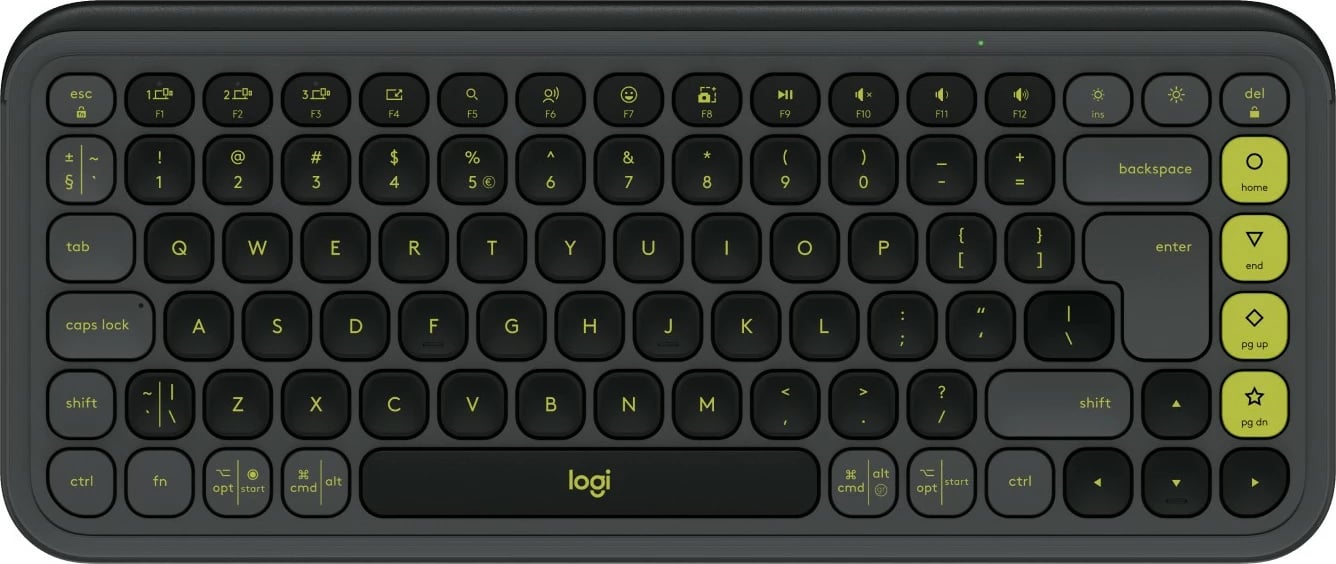 Tastierë Logitech POP ICON KEYS, Bluetooth, Mini, Graphite