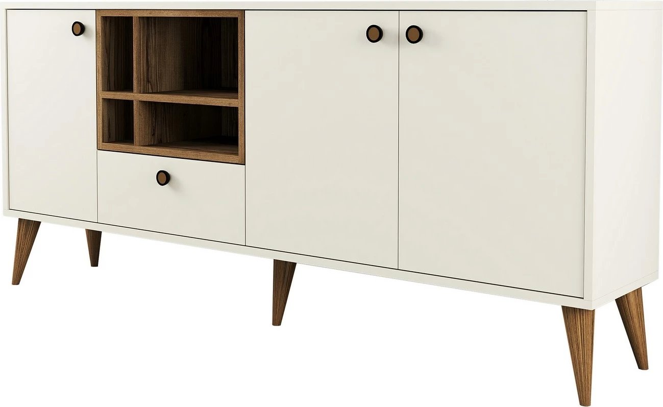 Konsol Skye Decor, ngjyrë krem, Napoli