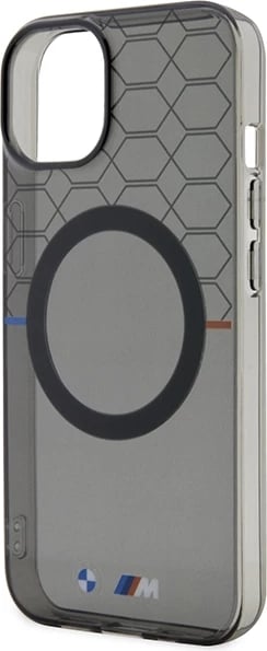 Mbështjellës BMW Pattern MagSafe për iPhone 14 6.1", Gri