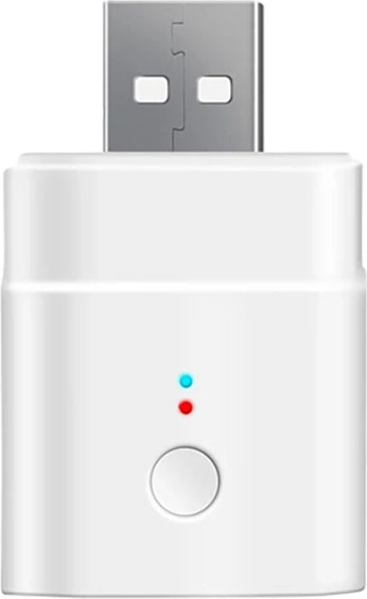 Adaptor USB i mençur Sonoff Micro, kontroll përmes aplikacionit, bardhë