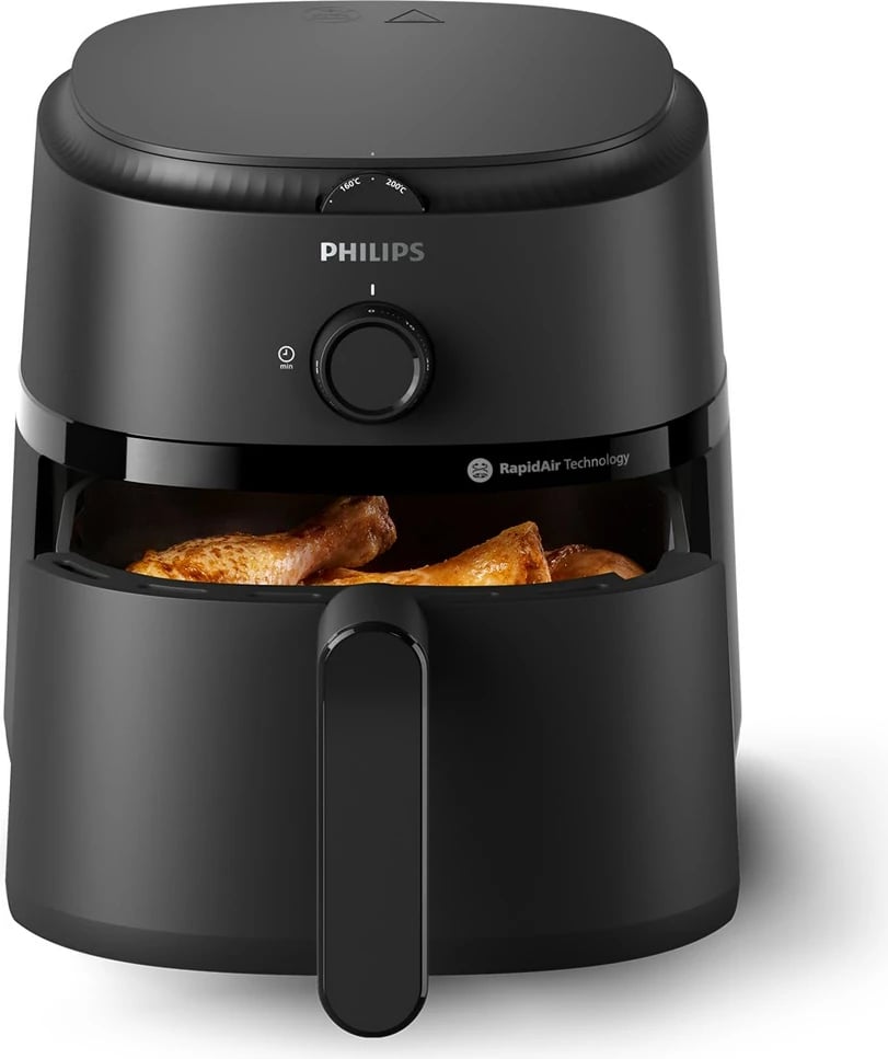 Furrë me ajër Philips NA120/00, 4.2 L, 1500 W, e zezë