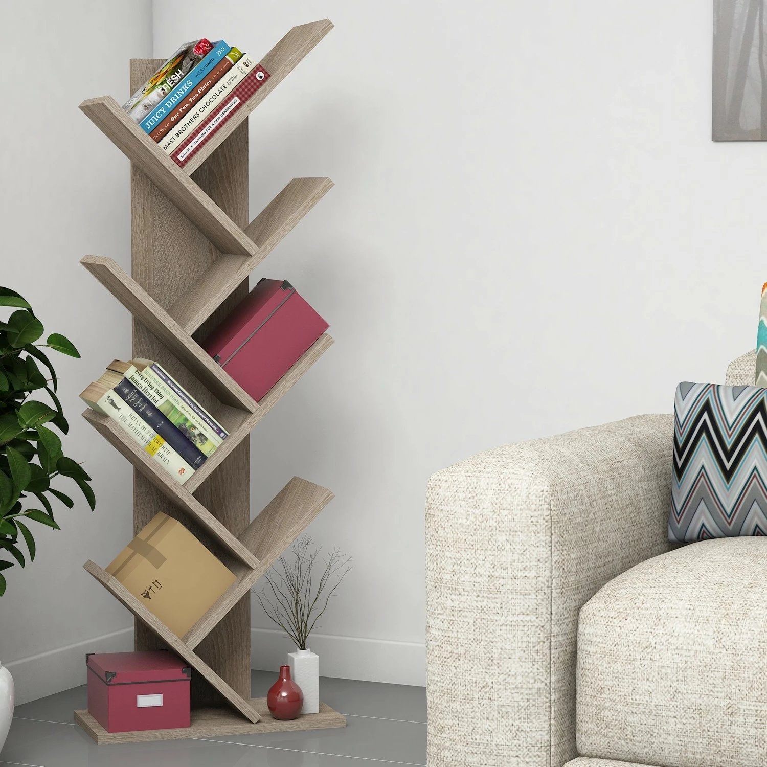 Raft librash Hanah Home, Hitit, ngjyrë arre