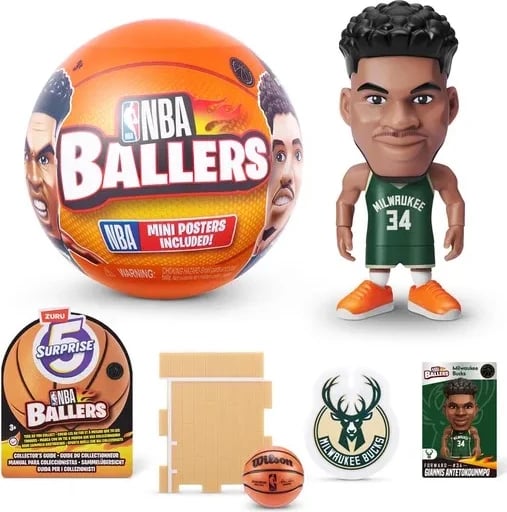 5 Surprise NBA Ballers Capsule by ZURU (Styles Vary)