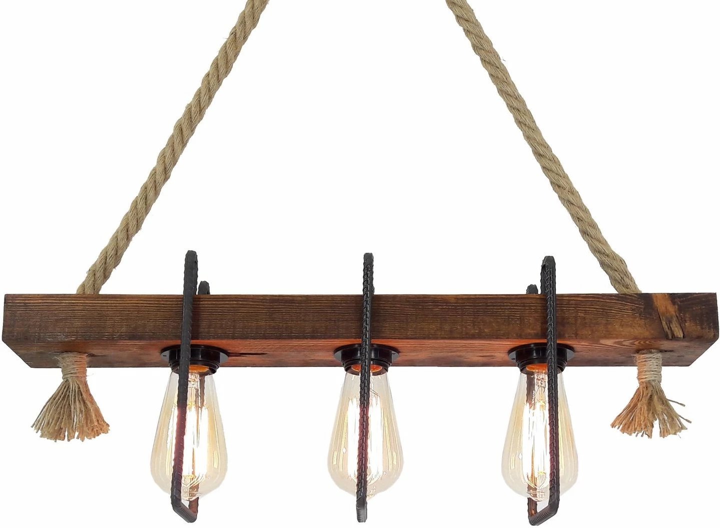 Llambë tavani Opviq, dru i fortë pishe, ngjyrë arre, Demir Kütük 2