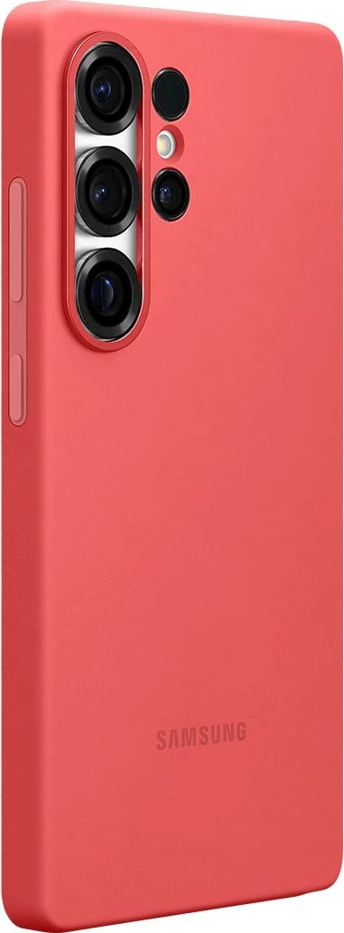 Mbështjellës silikon Samsung Galaxy S25 Ultra, i kuq
