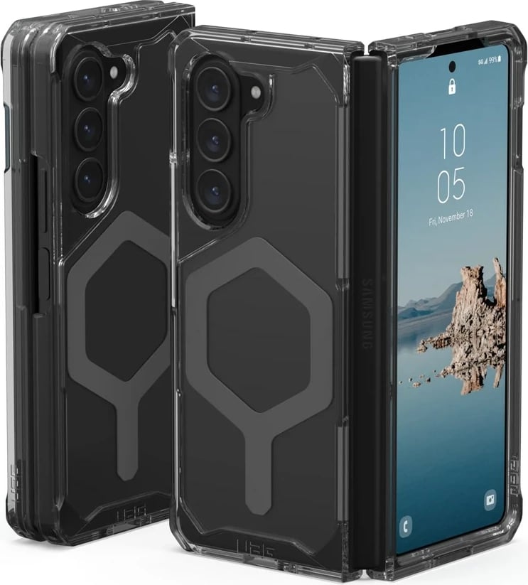 Mbështjellës Urban Armor Gear 21421511313A për Samsung, 7.6", Transparent, Bardhë