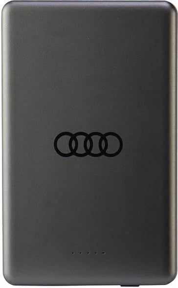 Powerbank Audi Big Logo MagSafe, 5000mAh, Metal, Gri