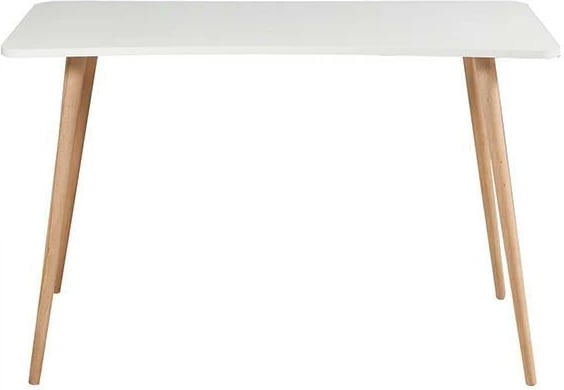 Tavolinë druri NEXT 35577-01, sipërfaqe e bardhë, 60x40xH73cm