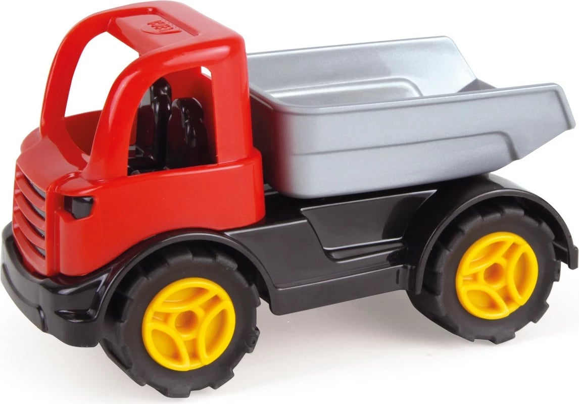 Kamion lodër Lena Workies, Dump Truck, plastike ABS, për djem, E kuqe/E zezë/Argjend