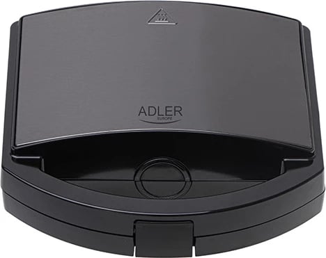 Grill elektrik, Adler AD 3068, 750W (1000W max), pllakë 22 x 12.5 cm, pllaka jo-ngjitëse, e zezë
