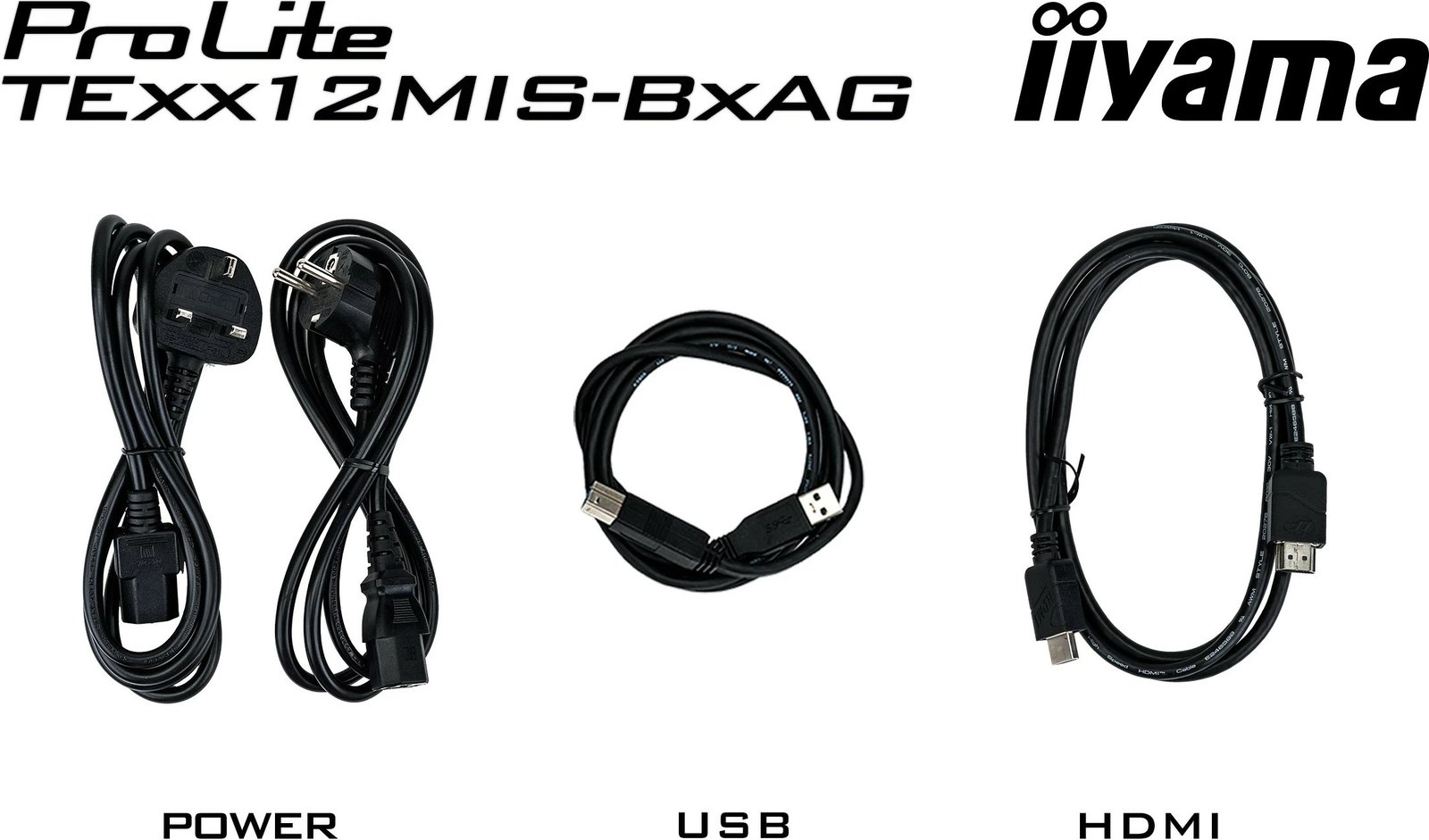 Ekran i madh me prekje iiyama ProLite TE7512MIS 75 inç, 4K UHD, i zi