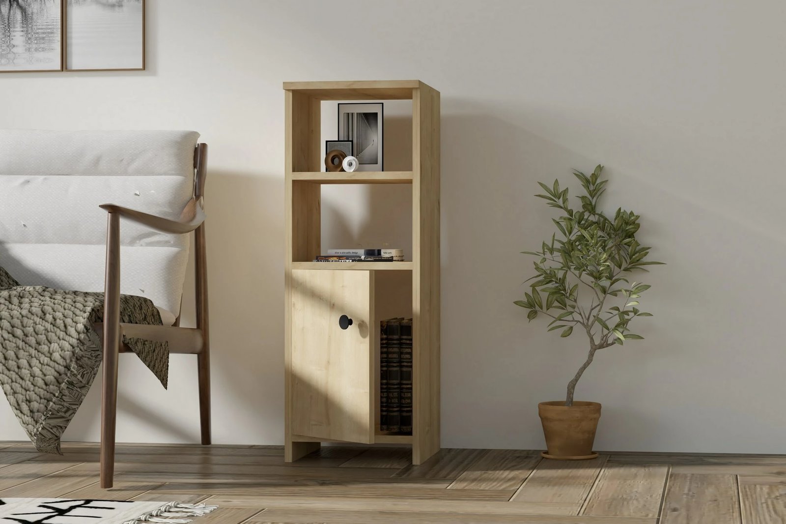 Raft librash Hanah Home, Owen, ngjyrë safir