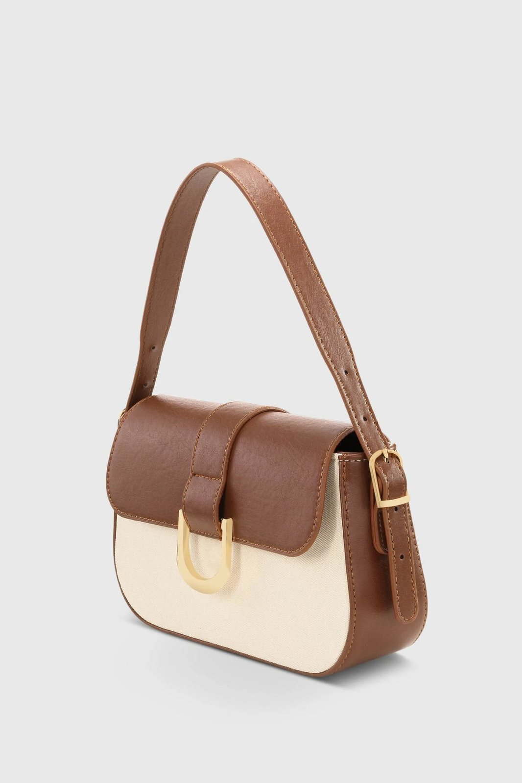 Çantë krahu Zoozie Bags, ngjyrë krem, 263 v2