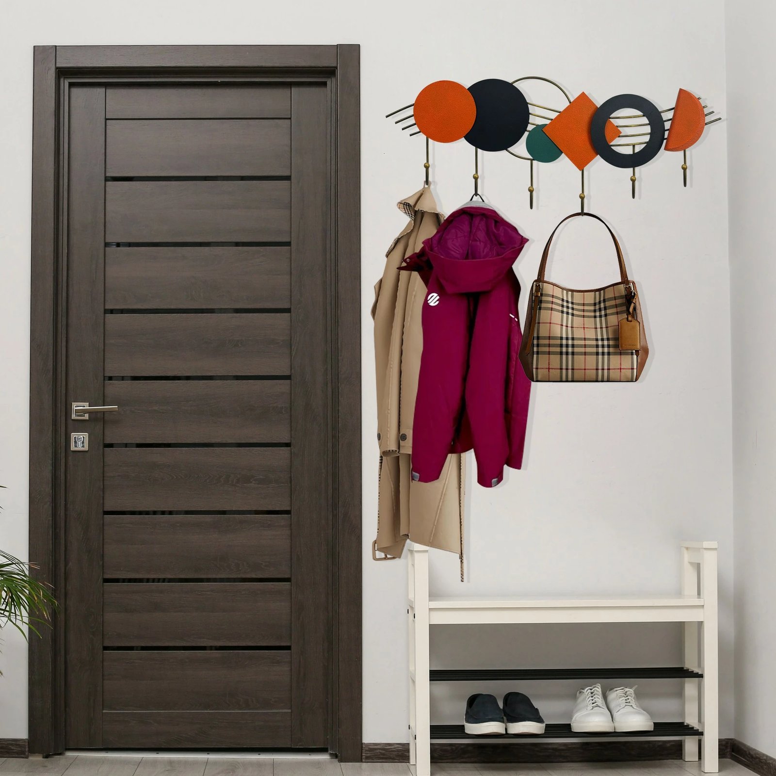 Varëse muri prej metali, shumëngjyrëshe, Wallity Mualla, 59x24cm