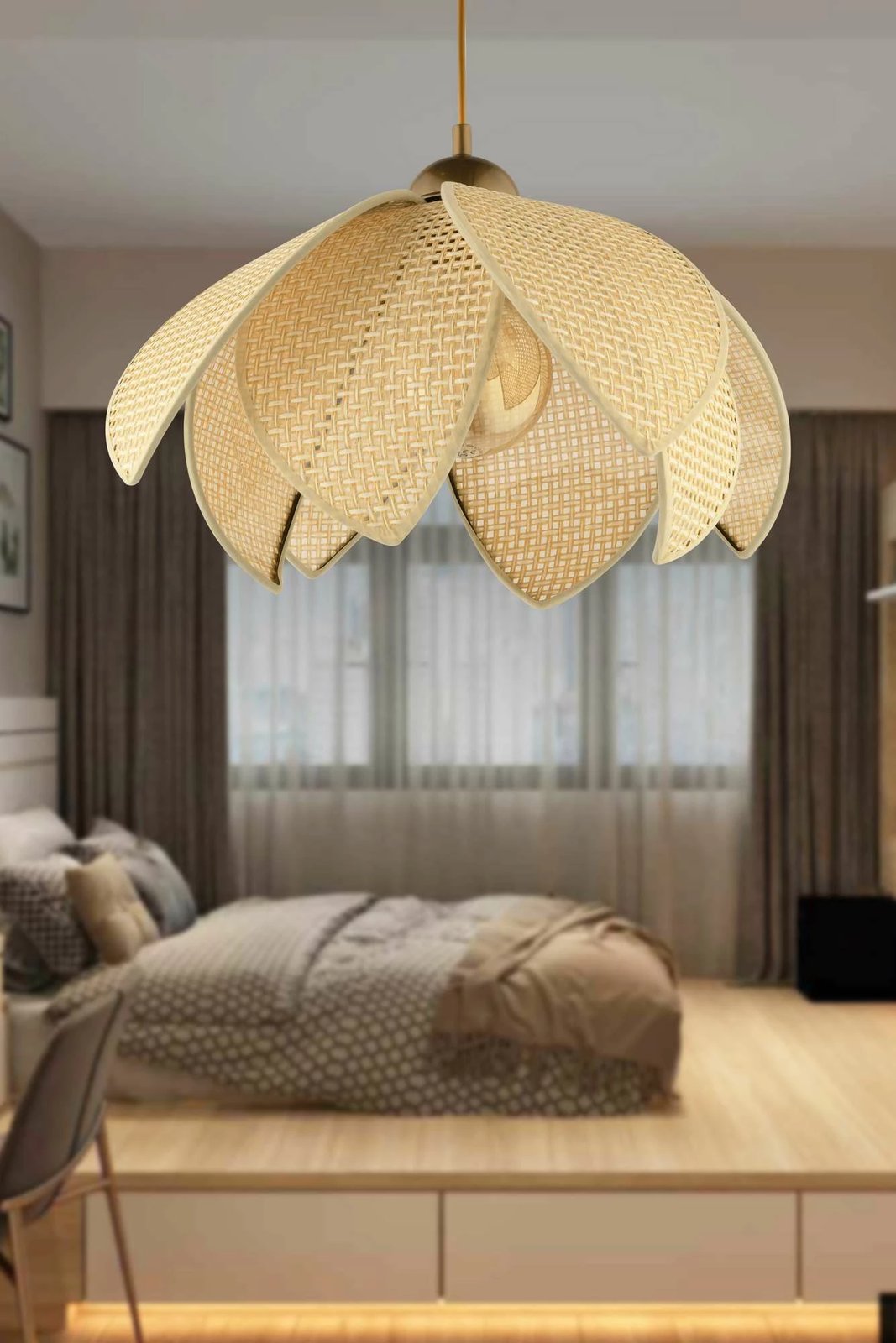 Llambadar Opviq, krem dhe ari, 64890