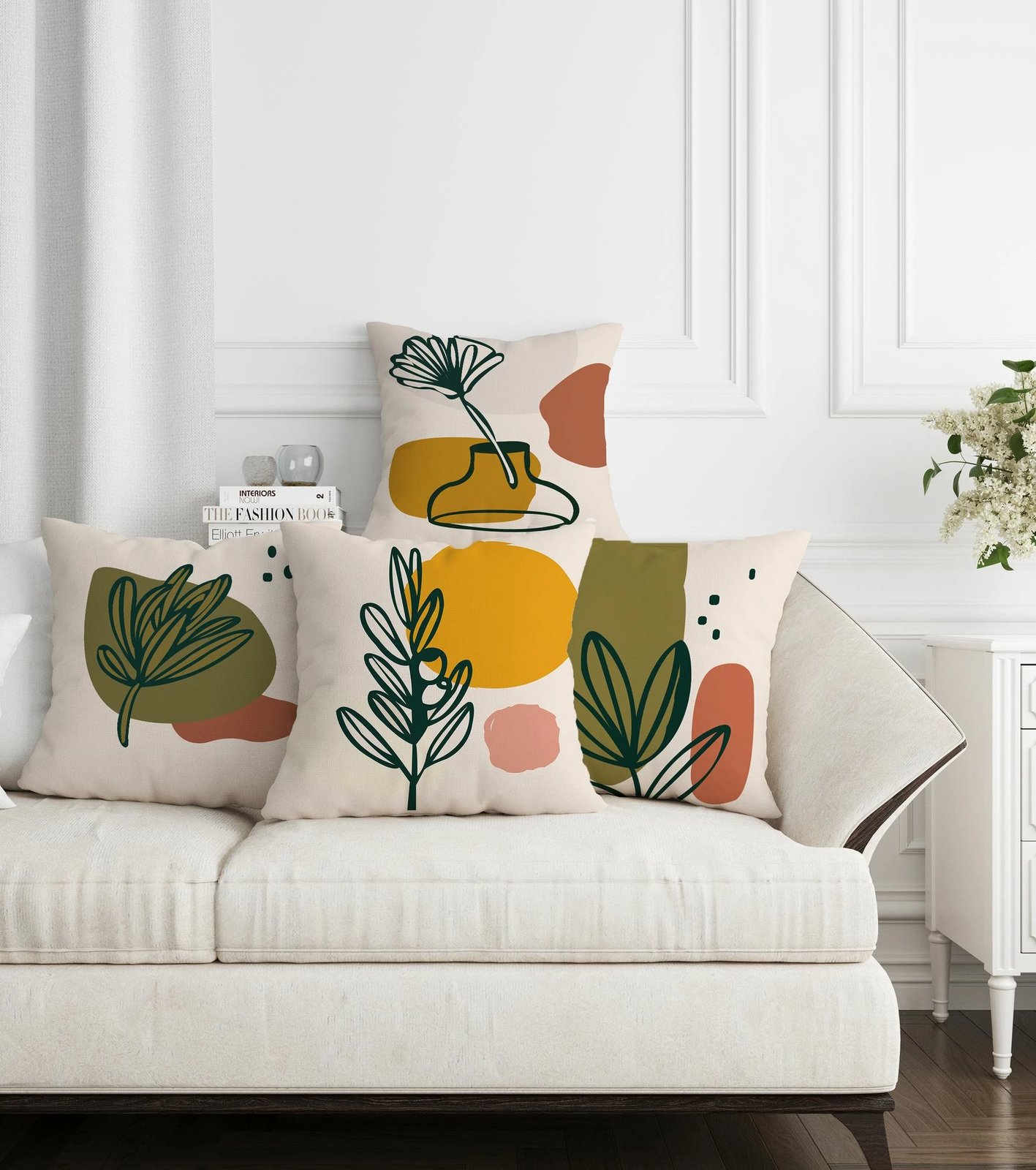 Set mbulesash për jastëk (4 copë), dizajn Aberto, ASR-plw4 - 11