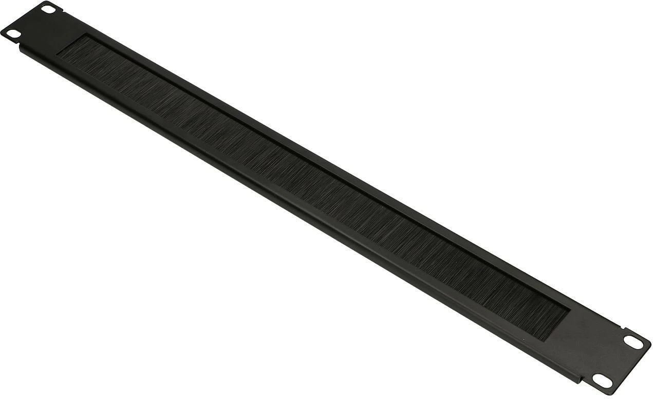 Organizues kabllosh Extralink EX.9670 me brushë, 1U, i zi