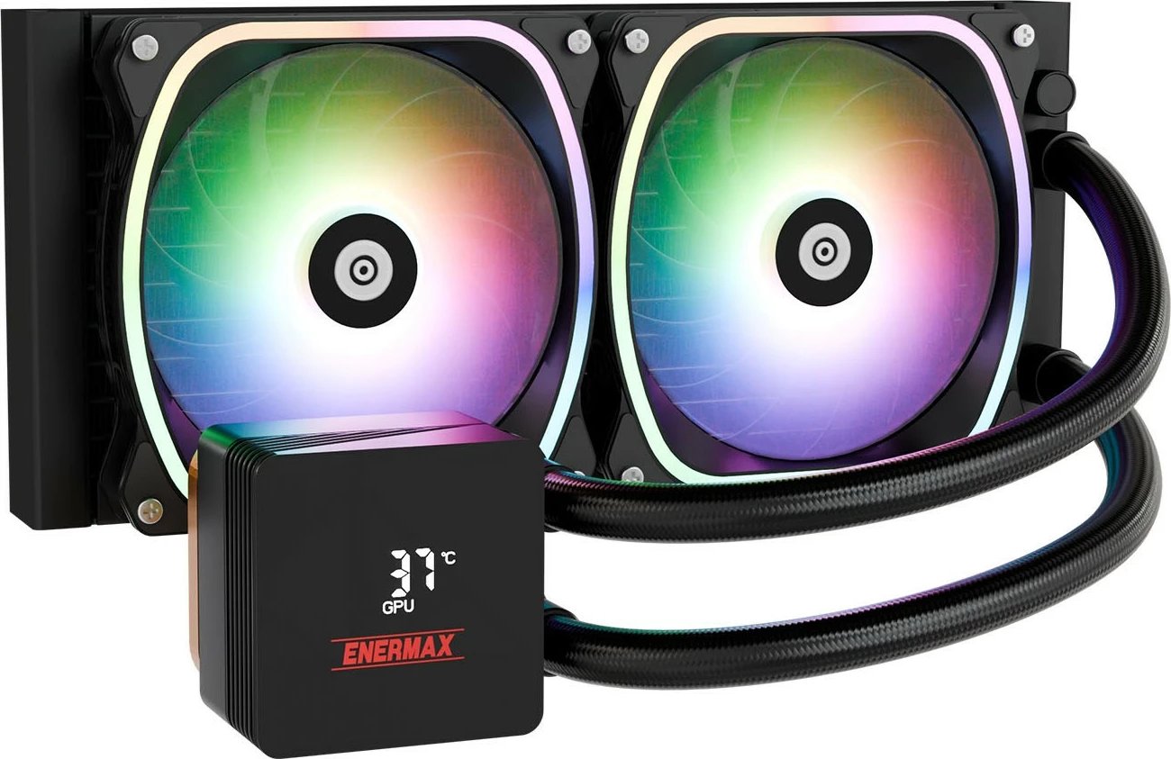 Ftohës uji Enermax Aquafusion II 240mm ARGB, i zi