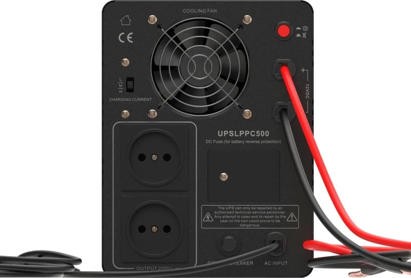 Kasë UPS Green Cell PowerCore UPSLPPC500, 500W/800VA, me ekran LCD, e zezë Kasë UPS Green Cell PowerCore UPSLPPC500, 500W/800VA, me ekran LCD, e zezë