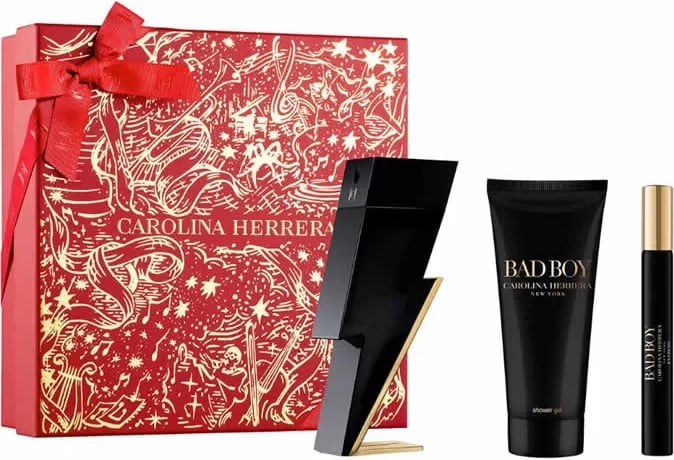 Set Eau de Toilette për meshkuj Carolina Herrera Bad Boy 100ml