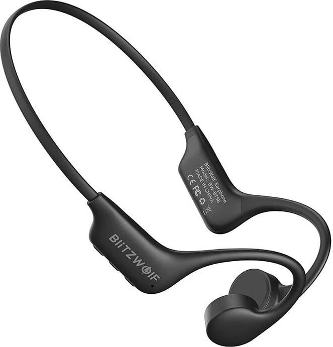 Kufje bone conduction BlitzWolf BW-BTS8, 32GB, Bluetooth 5.3, IPX8, argjendtë