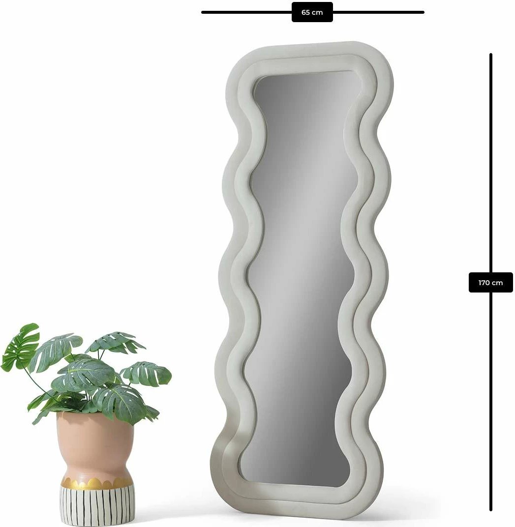 Pasqyrë Cheval Mundo, krem, Skye Decor, 65x170cm