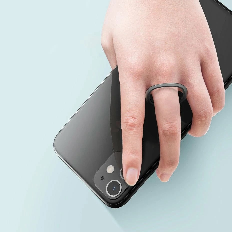 Mbështjellës unazë Baseus SUYB-0R për celular, ultra i hollë, ngjitës, Rozë