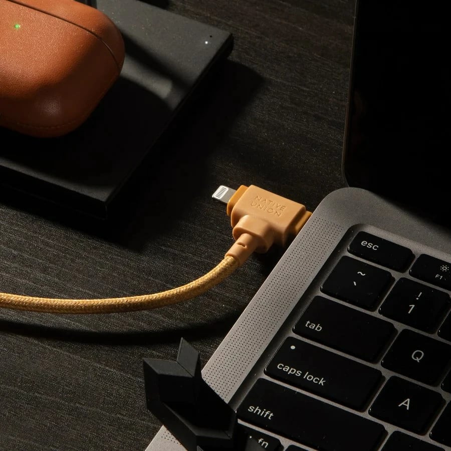 Kabllo USB Native Union Belt Cable Duo Pro, 1.5m, USB-C në USB-C/Lightning, Zi
