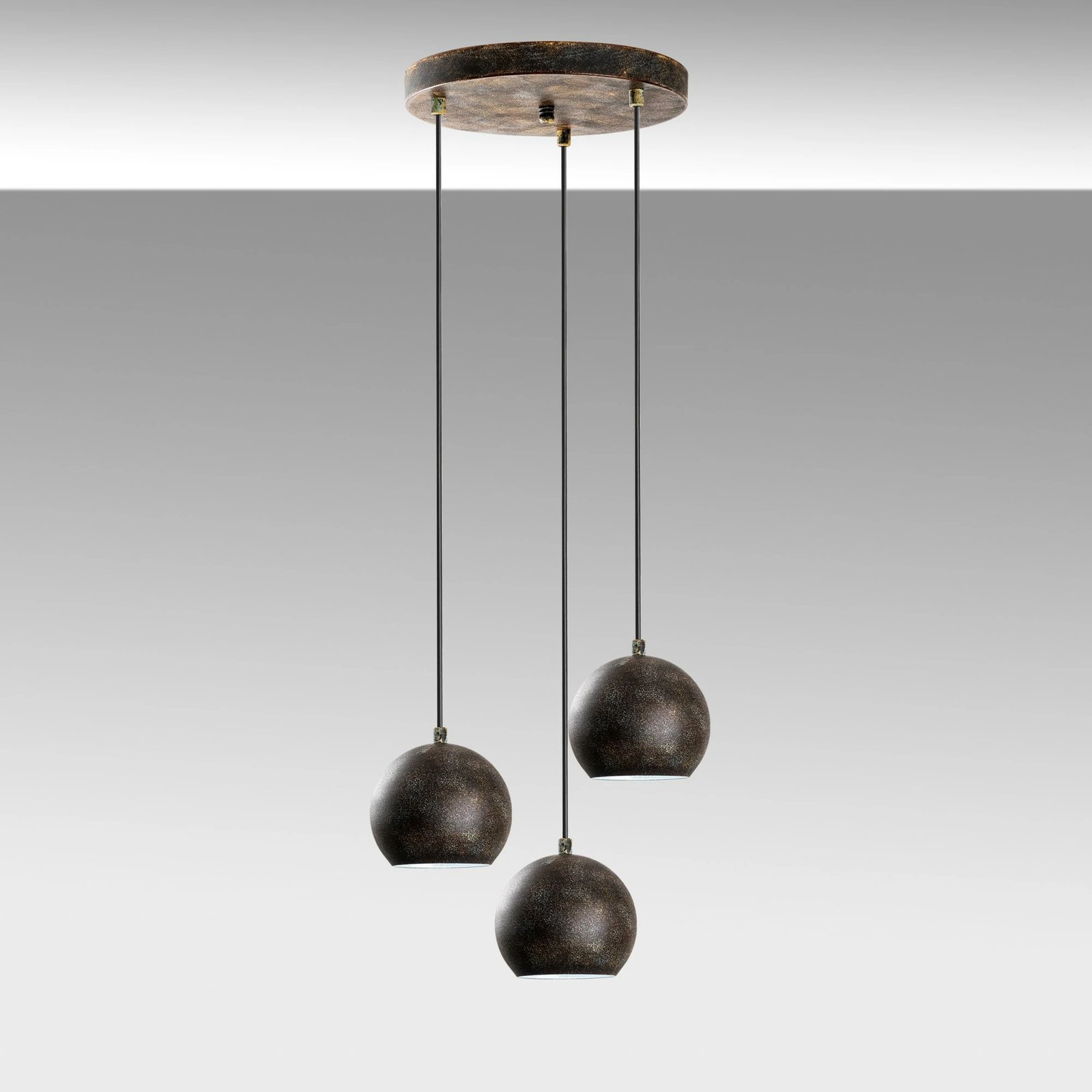 Llambë tavani Opviq, metalike, ngjyrë antike, TOP-15-241-1-RETRO