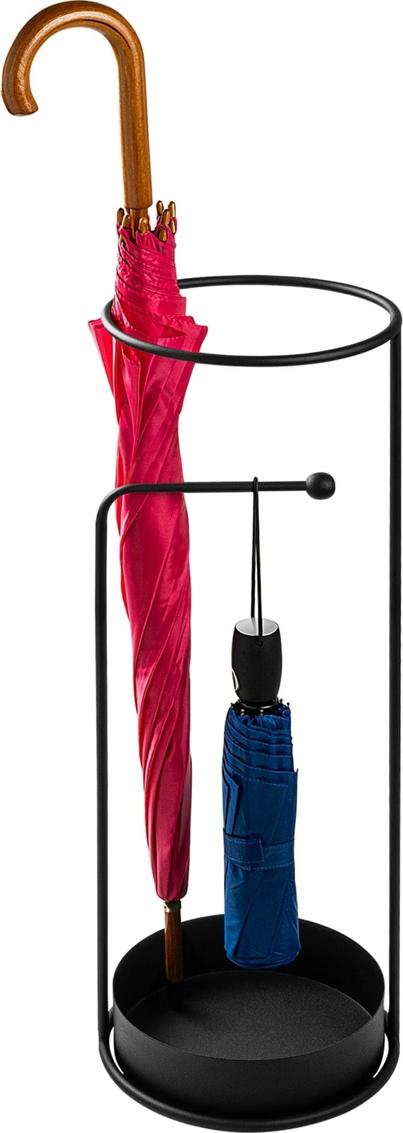 Stendë për ombrella, metalike, ngjyrë e zezë, Evila Originals, 22x22x60cm