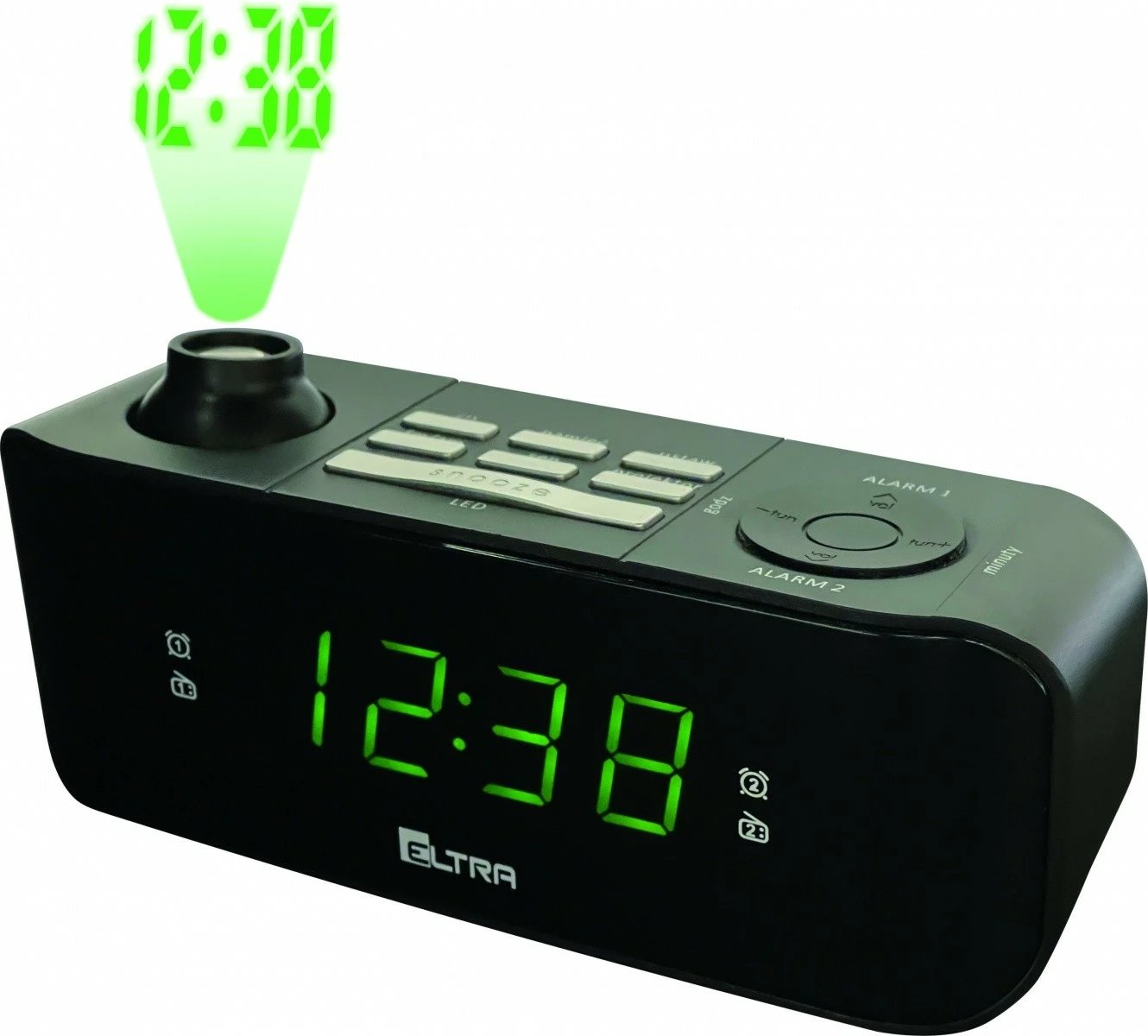 Radiobudilnik Eltra Kasia me projektor, e zezë