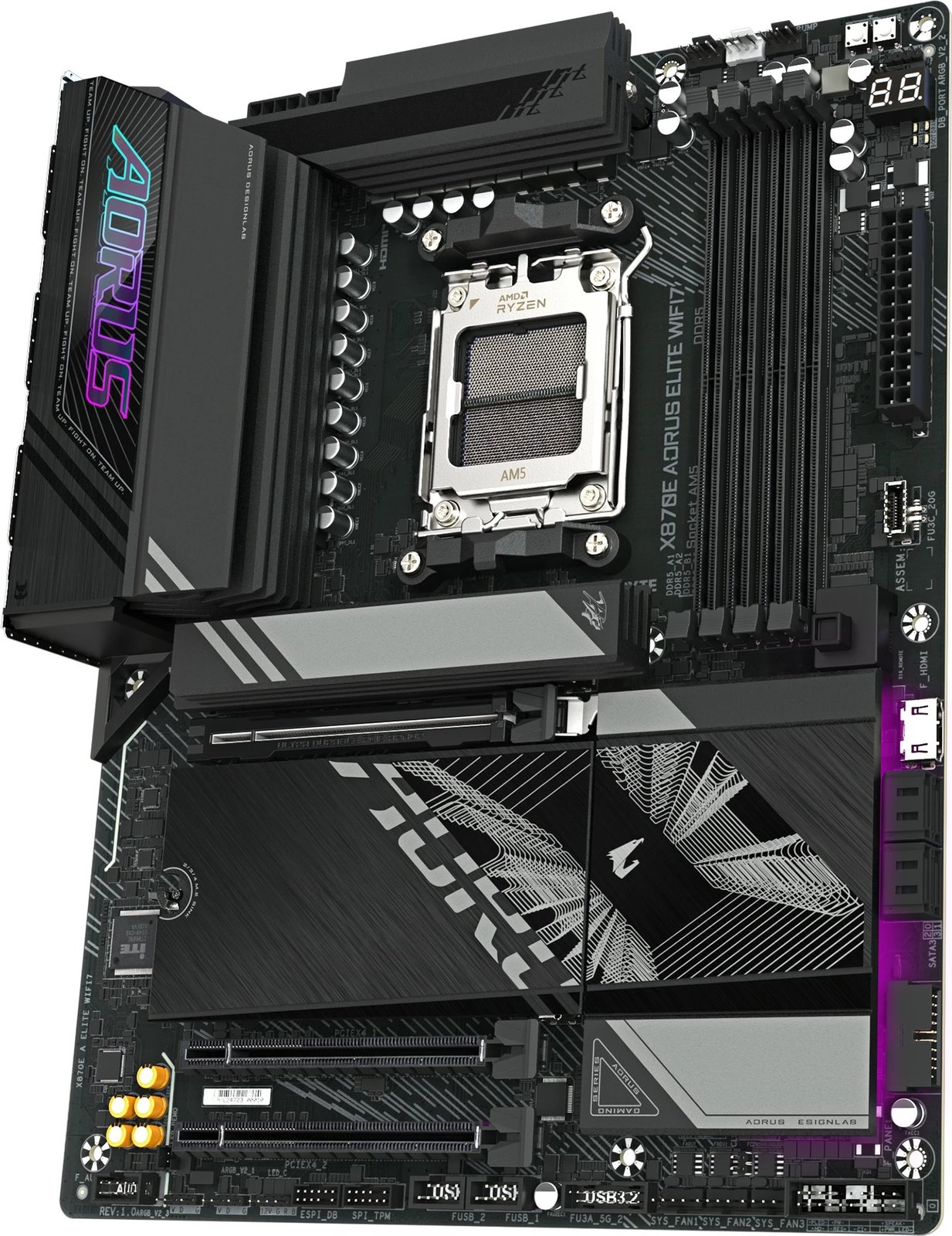 Pllakë amë Gigabyte X870E A ELITE WIFI7, Socket AM5, DDR5