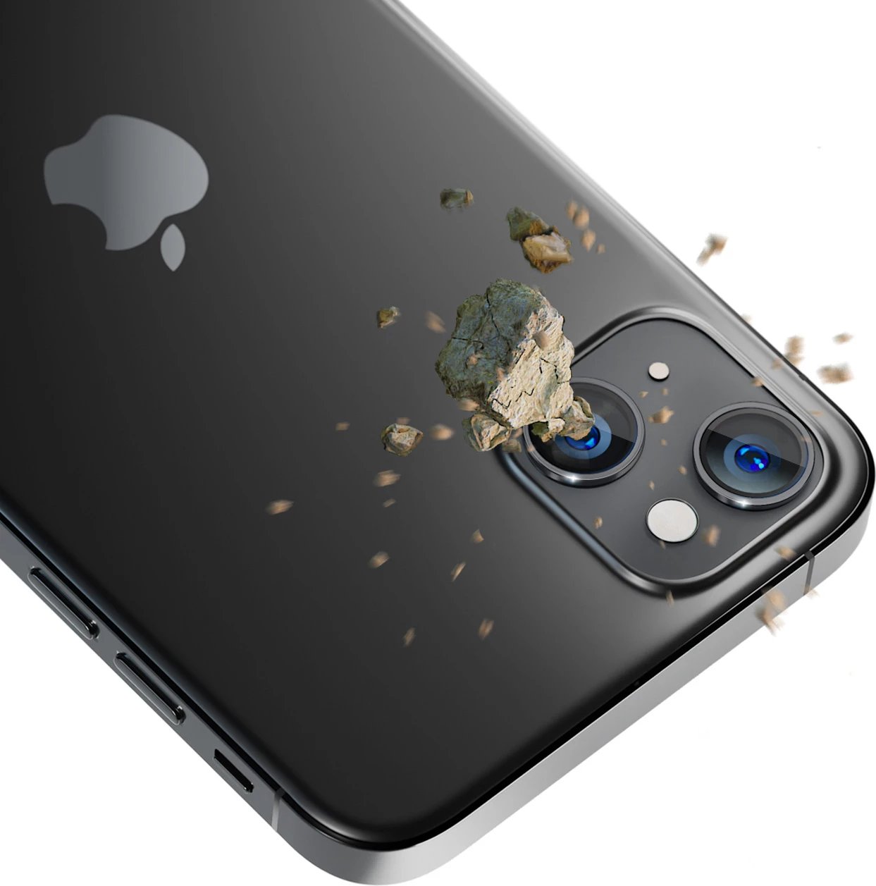 Xham mbrojtës kamerës për iPhone 14 3mk Lens Protection Pro, Gri