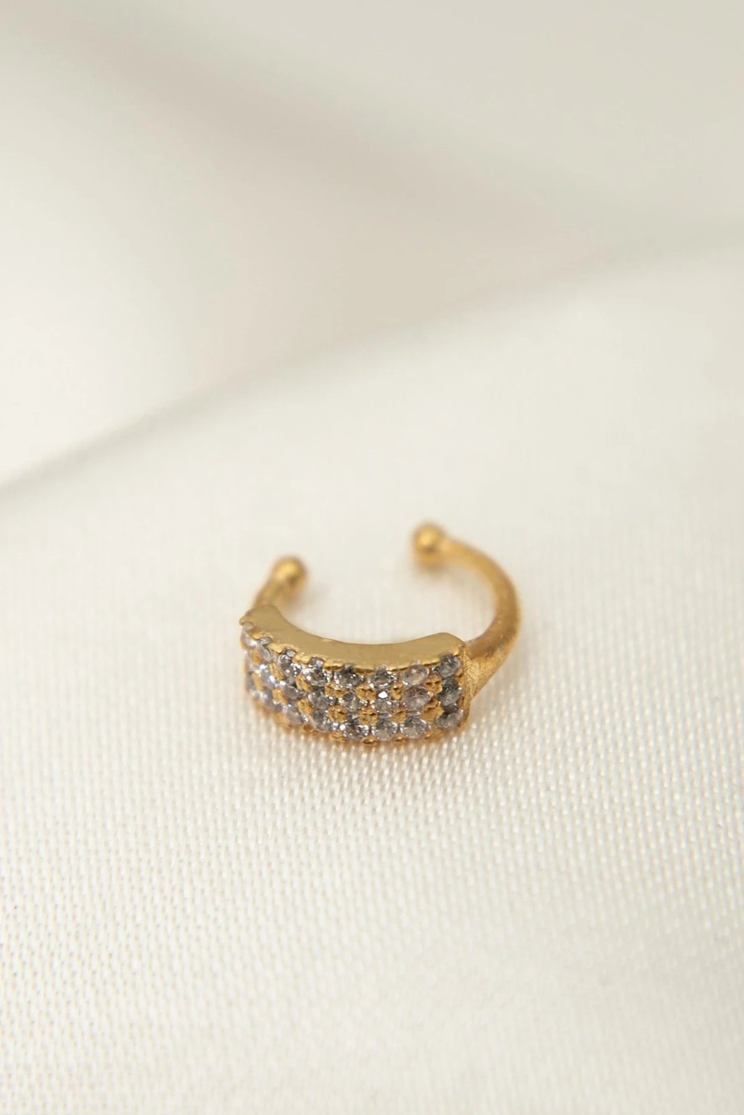 Vathë për kërthizë veshi, argjend i artë, Elika Silver, FA182647