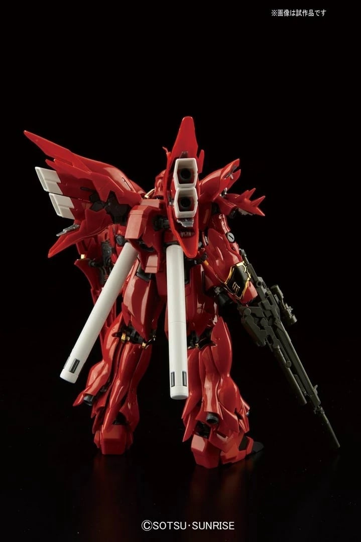 Model Sinanju Bandai RG 1/144, e kuqe Model Sinanju Bandai RG 1/144, e kuqe