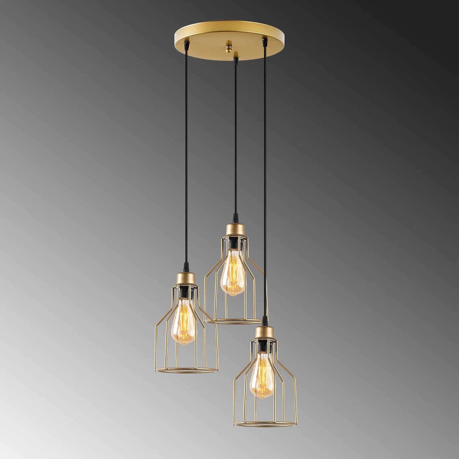 Llambë tavani Opviq, ngjyrë ari, Kofı - N-1095-1