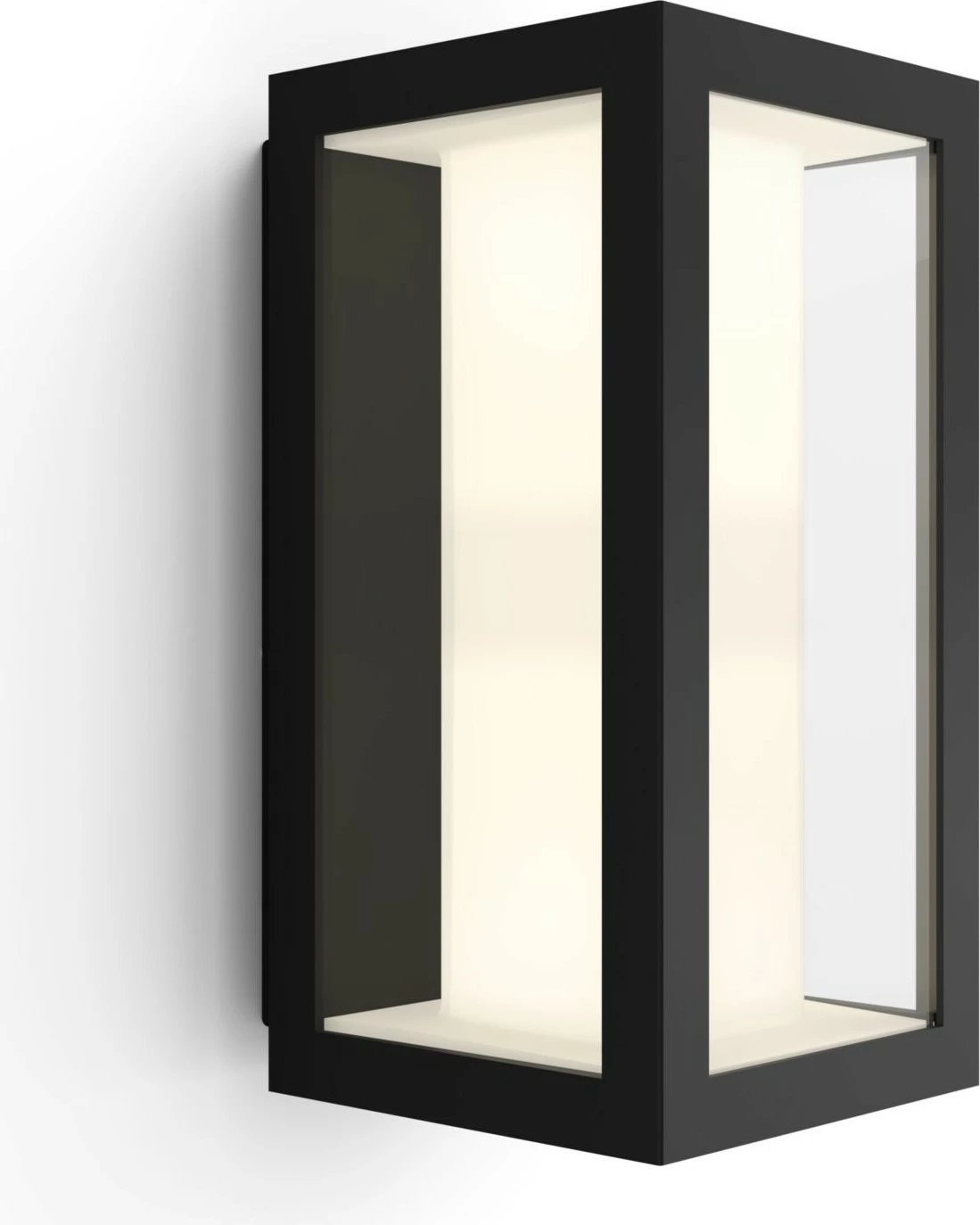 Llambë murale e jashtme smart Philips Hue Impress, LED, ngjyrë e zezë