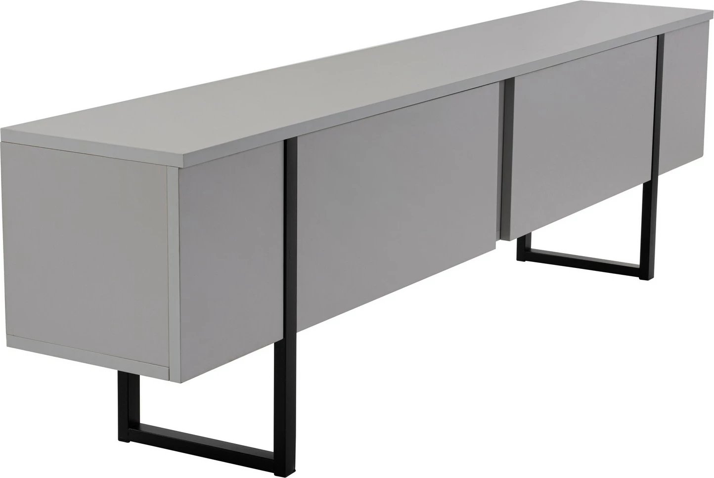 Komodë TV Nordure, Serenity, gri, e zezë