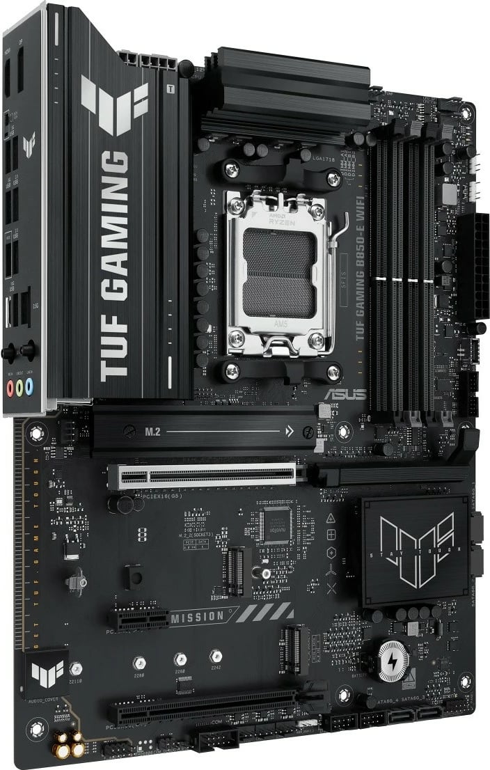 Pllakë amë Asus TUF GAMING B850-E WIFI, Socket AM5, DDR5, ATX, e zezë
