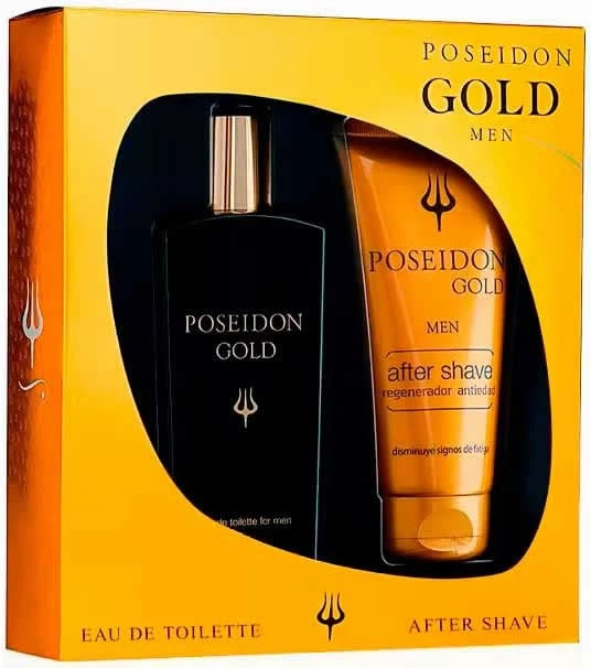 Eau de Toilette për meshkuj Instituto Español Poseidon Gold set 2 copë, 100ml