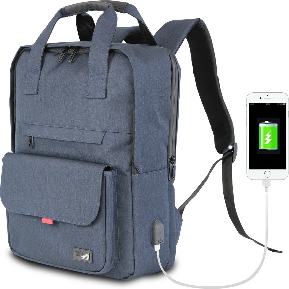 Çantë laptopi Zoozie Bags, ngjyrë e kaltër e errët, 2218 Çantë laptopi Zoozie Bags, ngjyrë e kaltër e errët, 2218