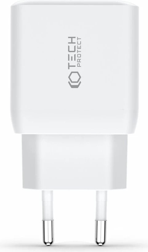 Karikues rrjeti Tech-Protect C35W, 2x USB-C PD 35W, zi