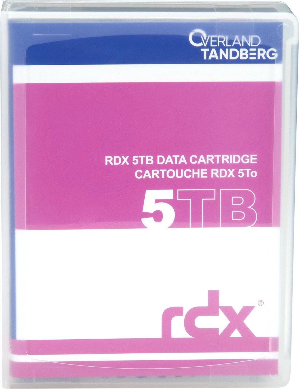 Kasetë RDX Tandberg Data 5TB, e zezë