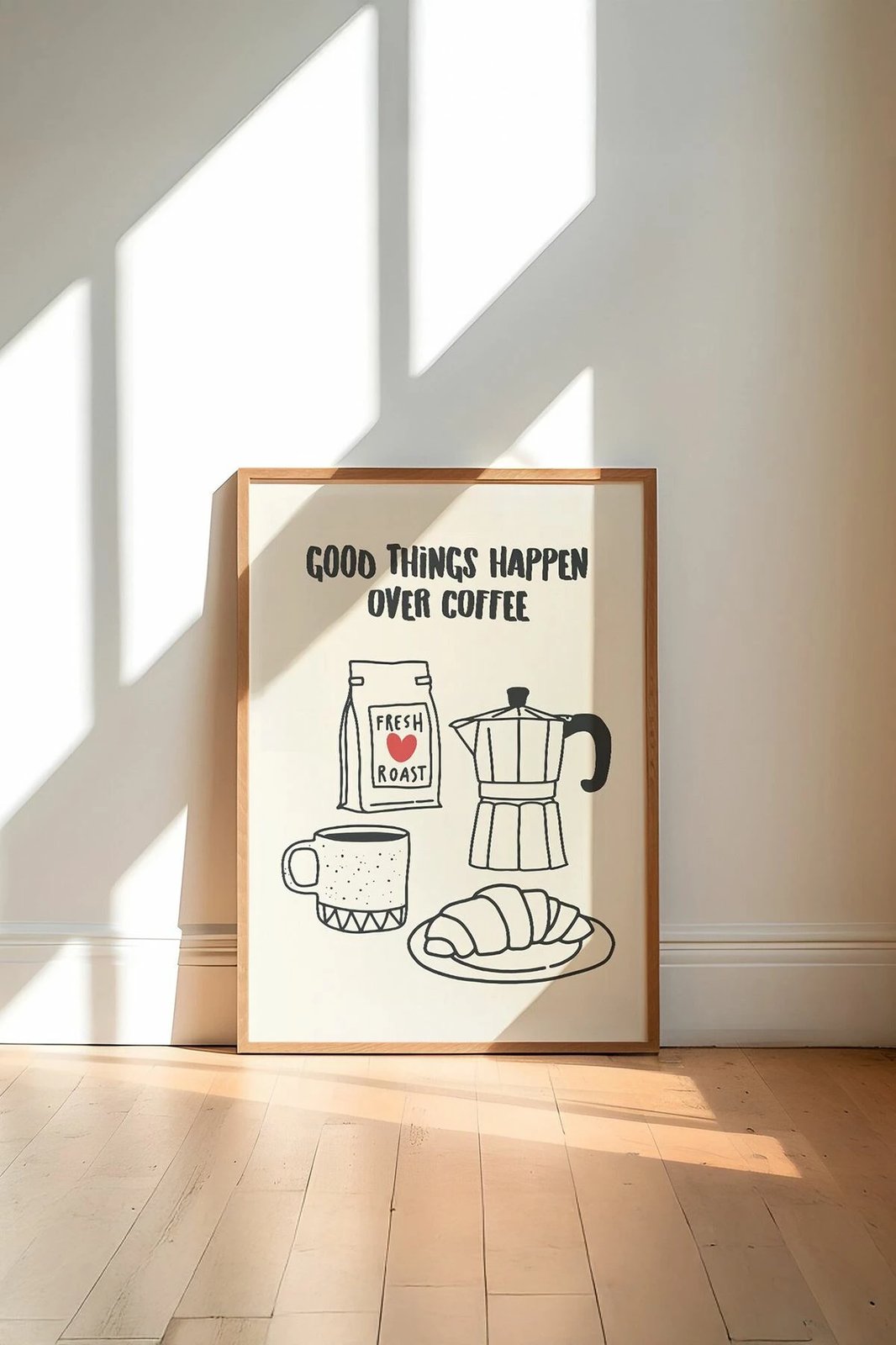 Pikturë dekorative me kornizë, Wallity, Ersy1Ham10, shumëngjyrëshe, 33x48cm